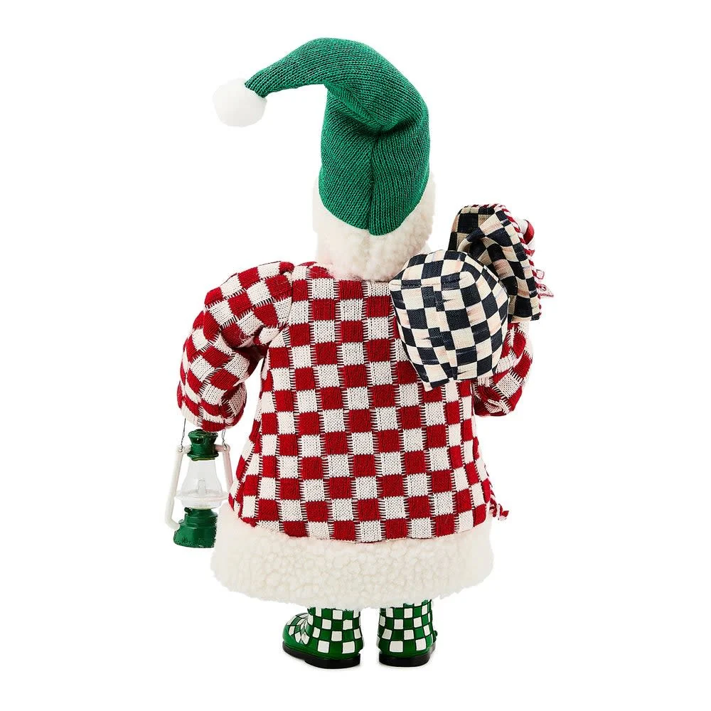 Check It Out Small Fabric Santa - Image 2