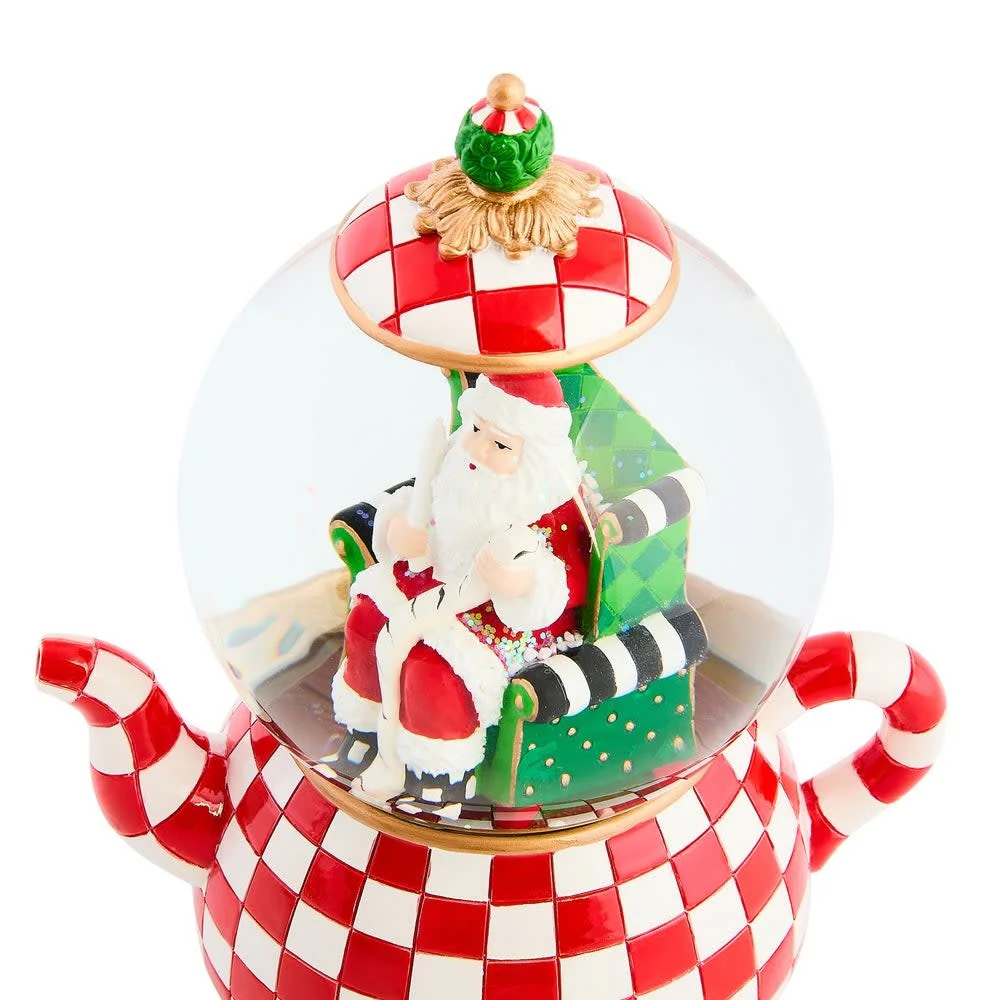 Check It Out Teapot Snow Globe - Image 2