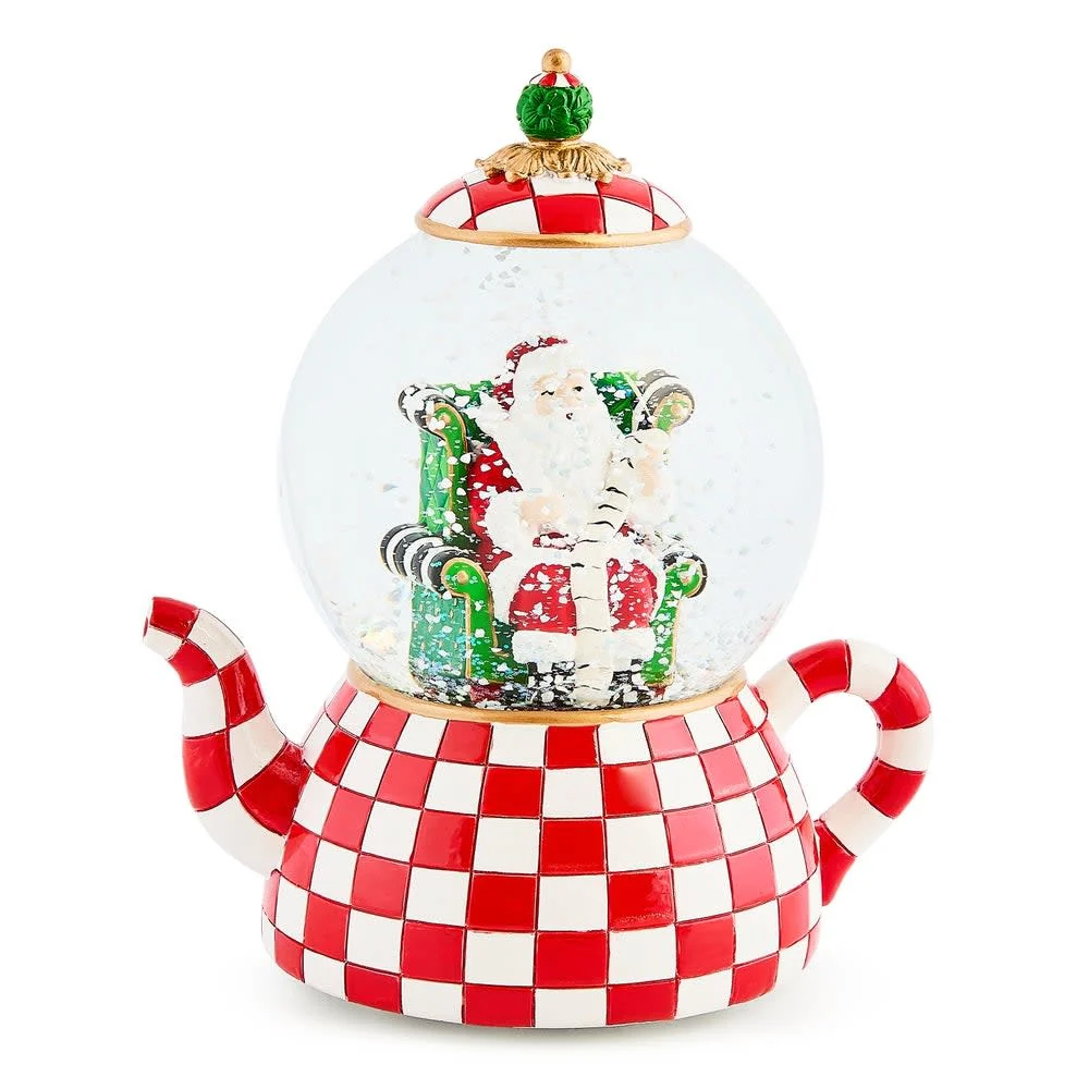 Check It Out Teapot Snow Globe - Image 3