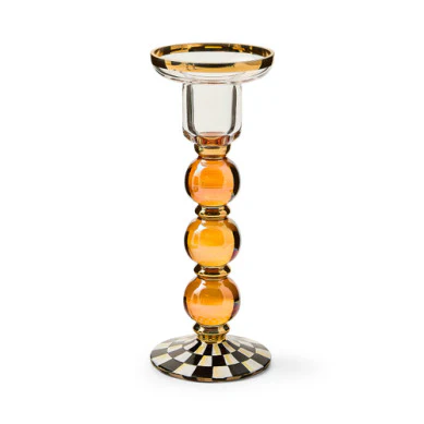 Check Large Glass Candlestick - Image 2