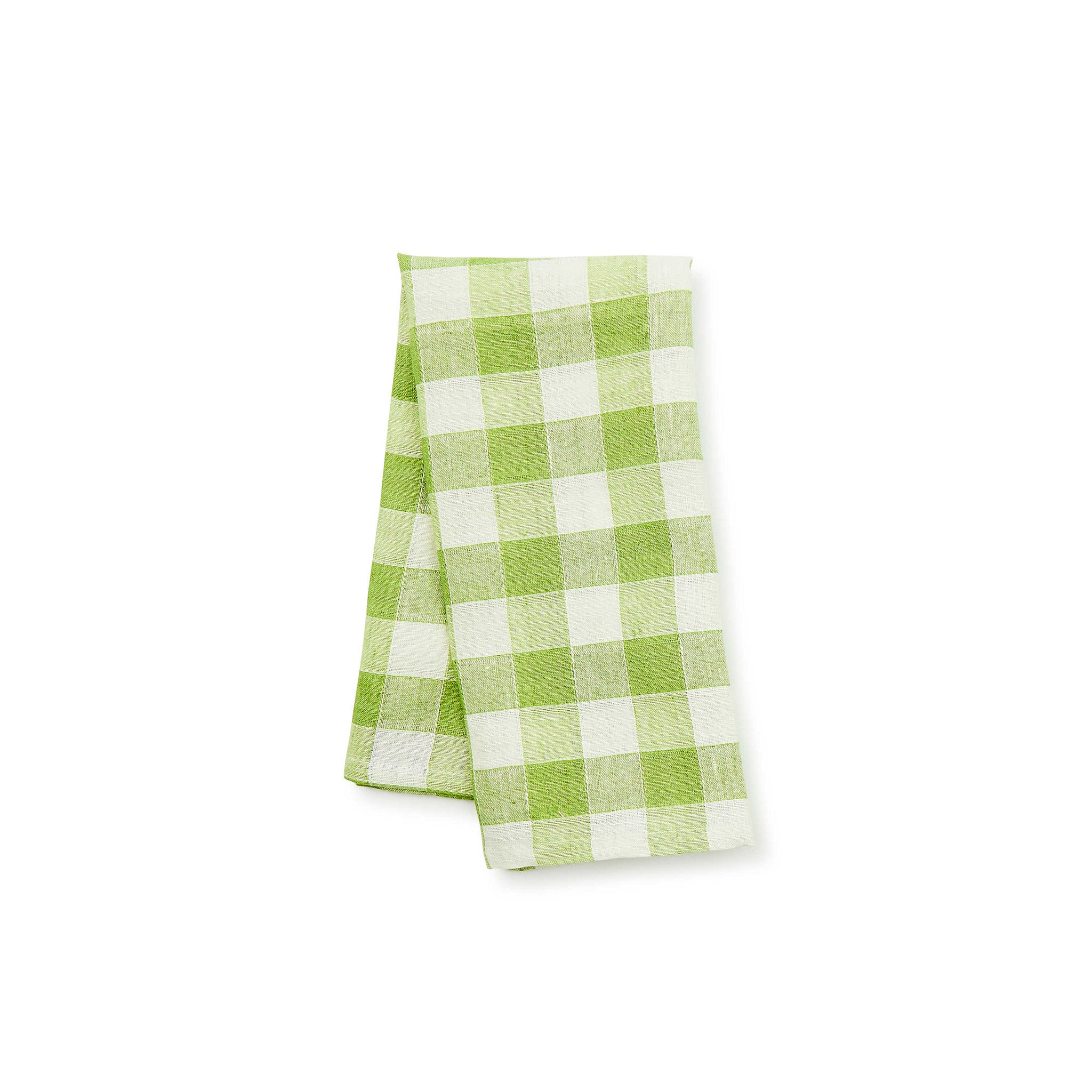 Check Linen Dish Towel - Image 4