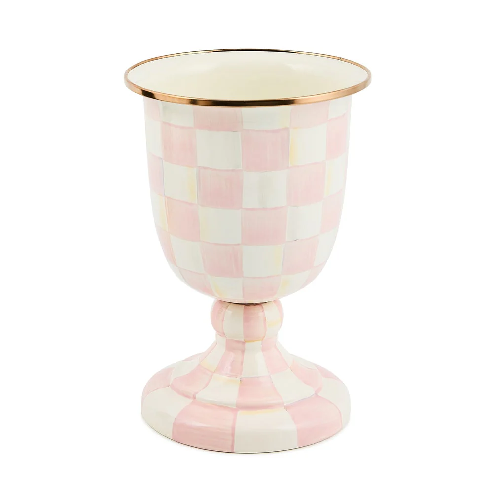 Check Pedestal Vase - Image 7