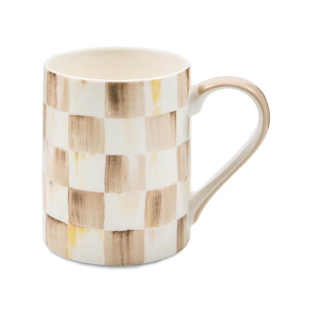 Check Porcelain Mug - Image 11
