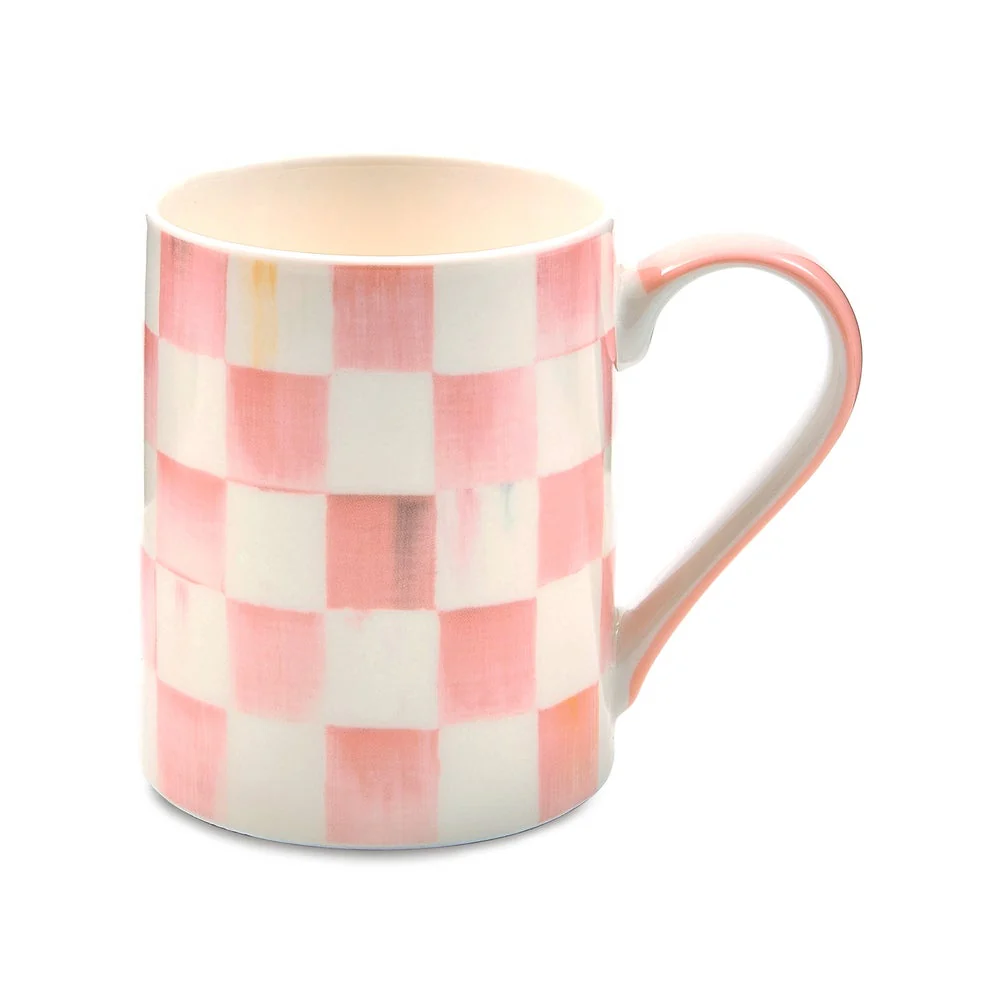 Check Porcelain Mug - Image 12
