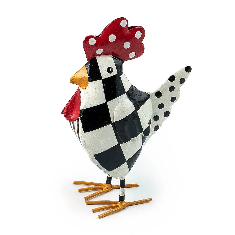 Checkerdot Rooster - Sold Individually - Image 2