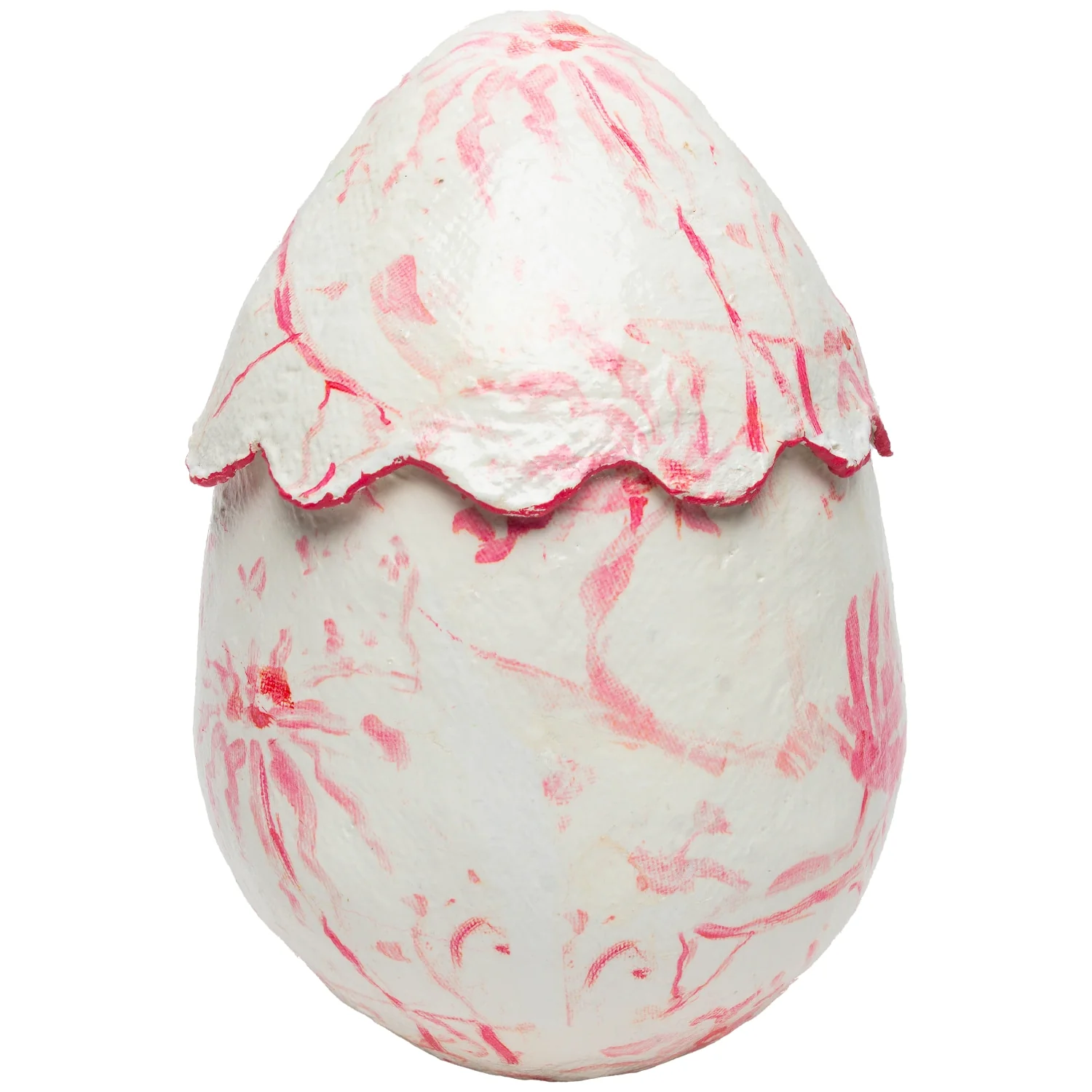 Chinoiserie Pink Scallop Egg