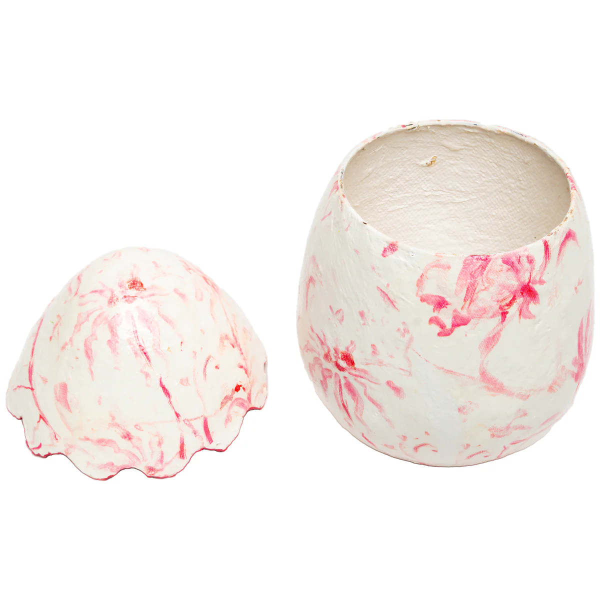 Chinoiserie Pink Scallop Egg - Image 2