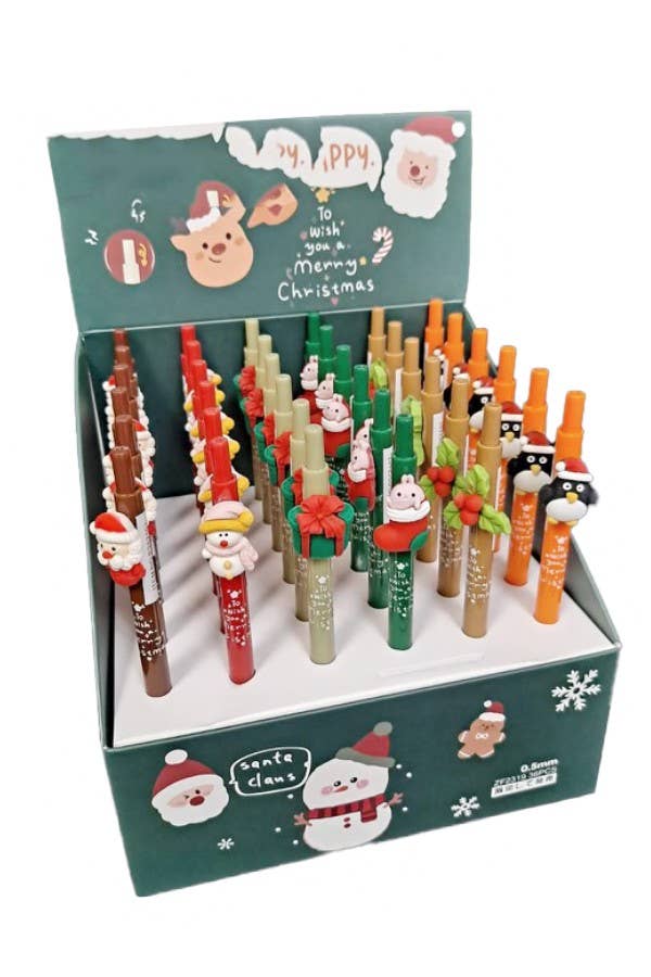 Christmas Ball Point Gel Ink Pen