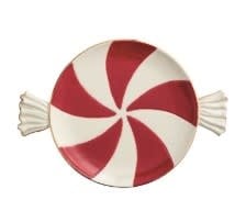 Christmas Candy Platter - Peppermint
