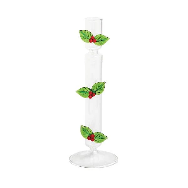 Christmas Glass Icon Candlesticks - Image 3