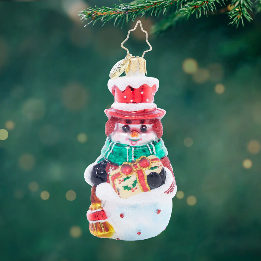 Christmas Joy Snowman Gem