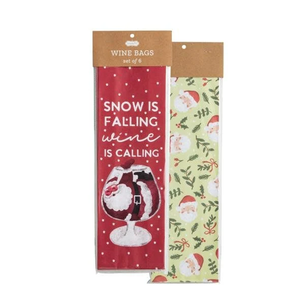 Christmas Paper Wine Bag Sets - Image 2