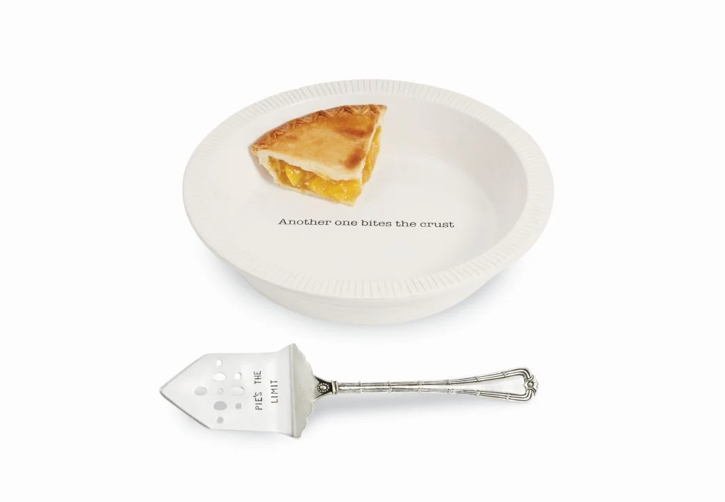 CIRCA PIE PLATE WITH SERVER