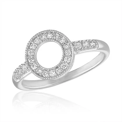 Circle CZ Stack Ring - Image 10