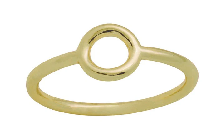 Circle Gold Layers Ring