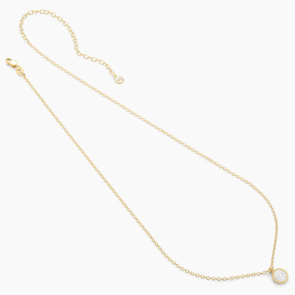 Circle Rope Pendant Necklace - Image 2