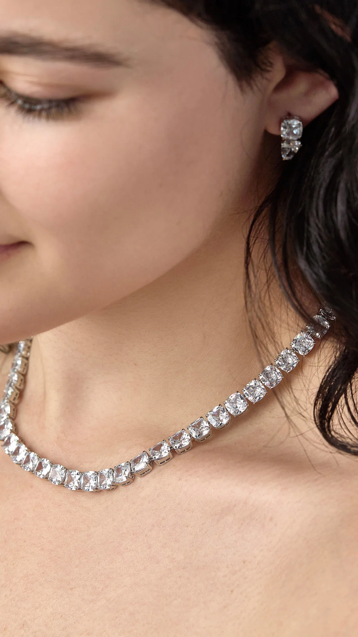 Clair Tennis Necklace