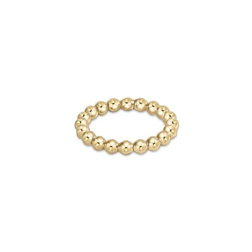 Classic Gold 3mm Bead Ring - Image 3