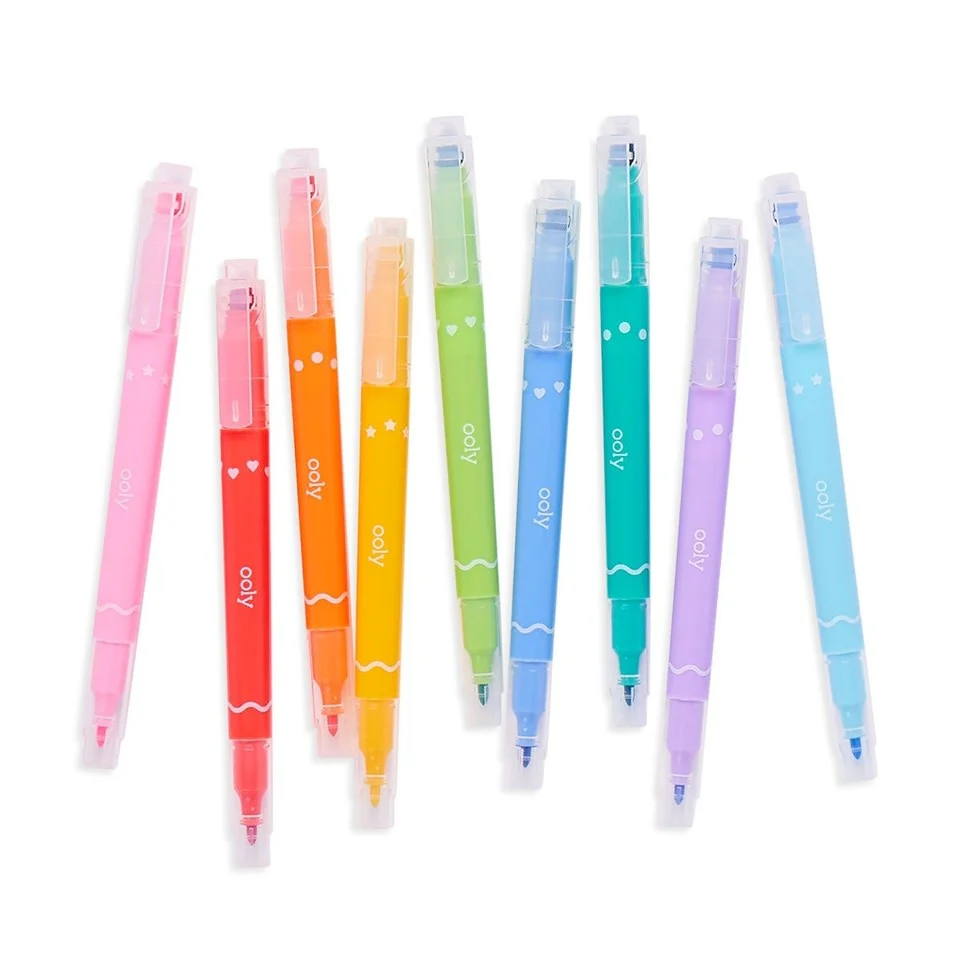 Confetti Stamp Double-Ended Markers - Sold as Set - Image 2
