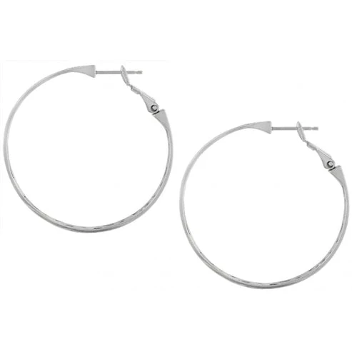 Contempo Large Hoop Earrings - Image 2