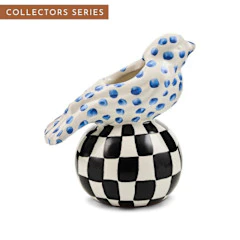 Mackenzie Childs Collectors Series Bird Vase