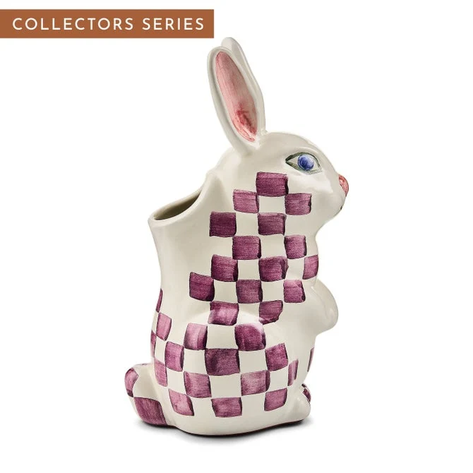 Mackenzie Childs Collectors Series Rabbit Vase