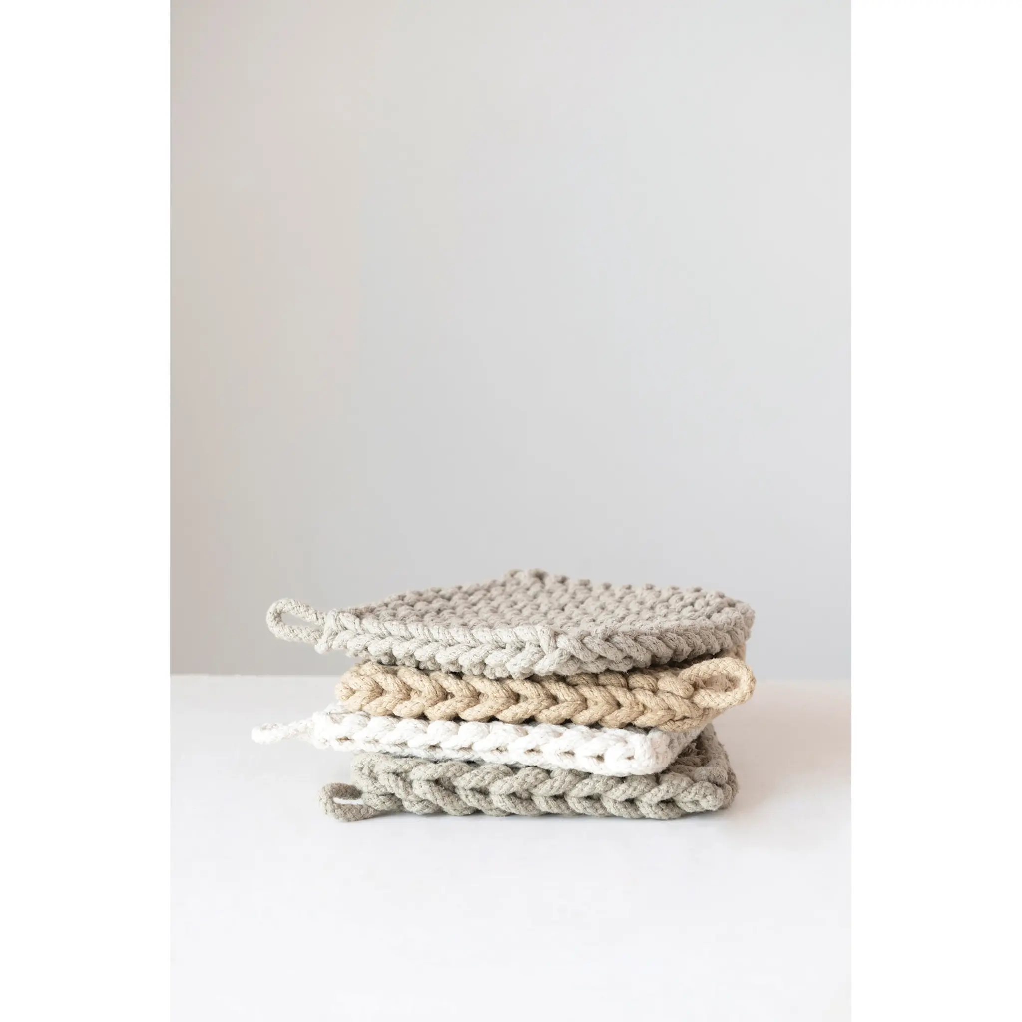 Cotton Crocheted Pot Holder - Image 3