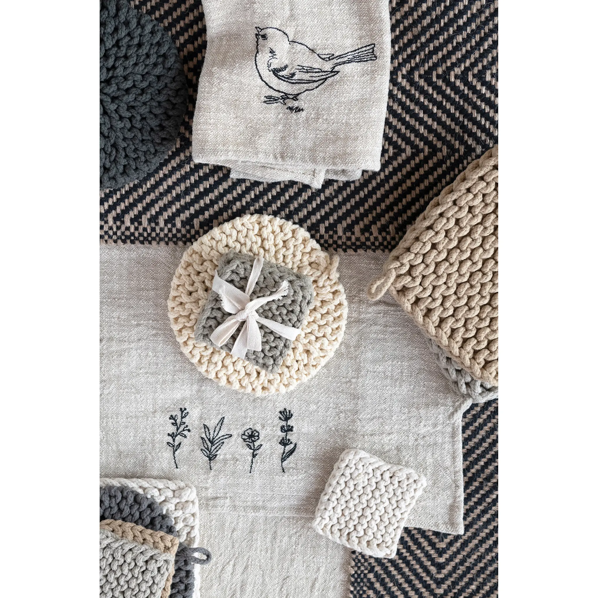 Cotton Crocheted Pot Holder - Image 4