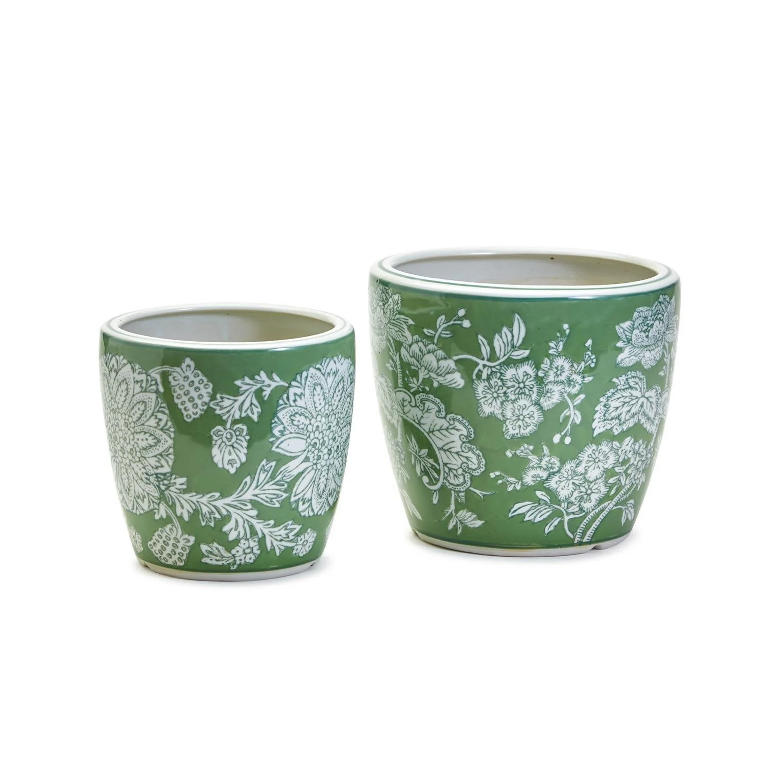 Countryside Hand-Painted Cachepot/Planter