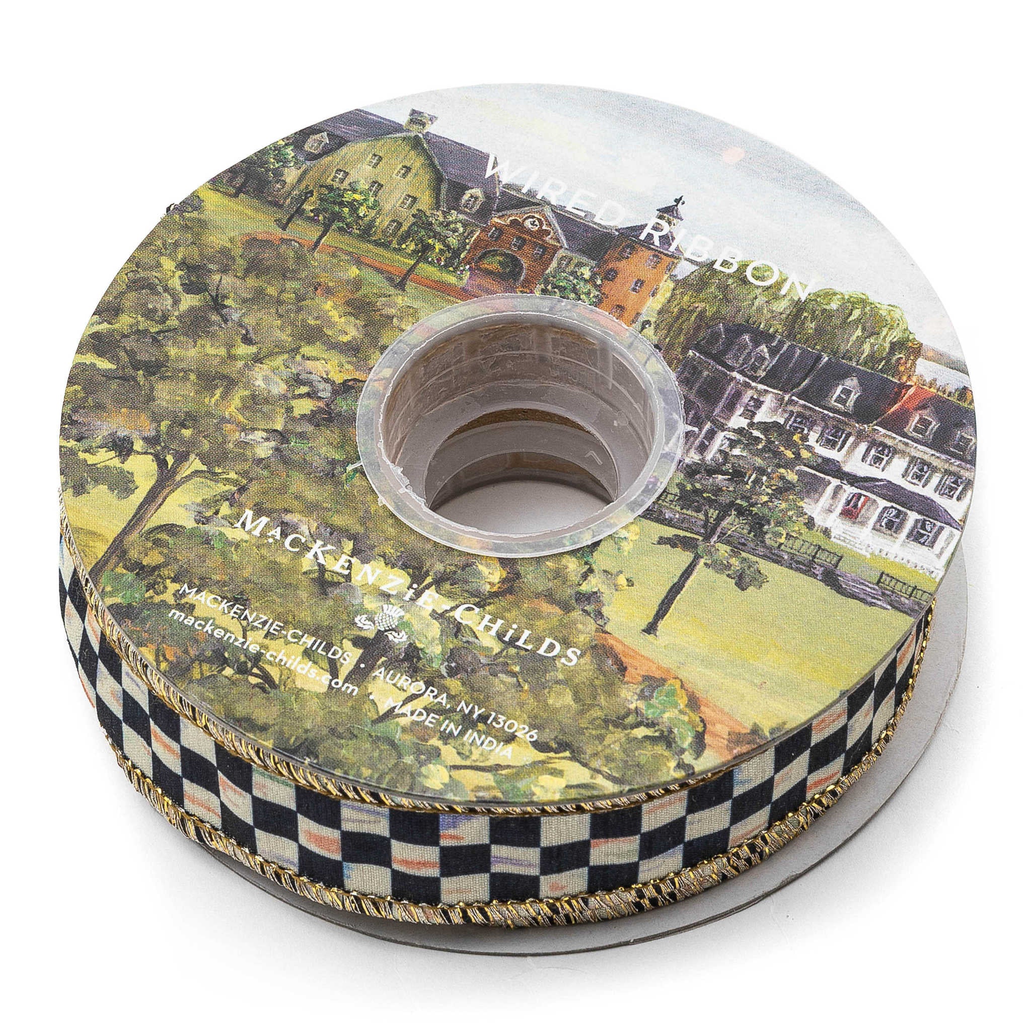 Courtly Check 1" Ribbon - Image 2