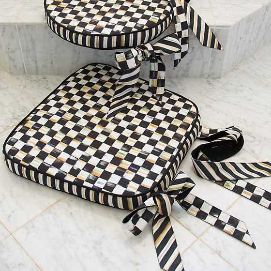 Courtly Check Chair Cushion - Image 2
