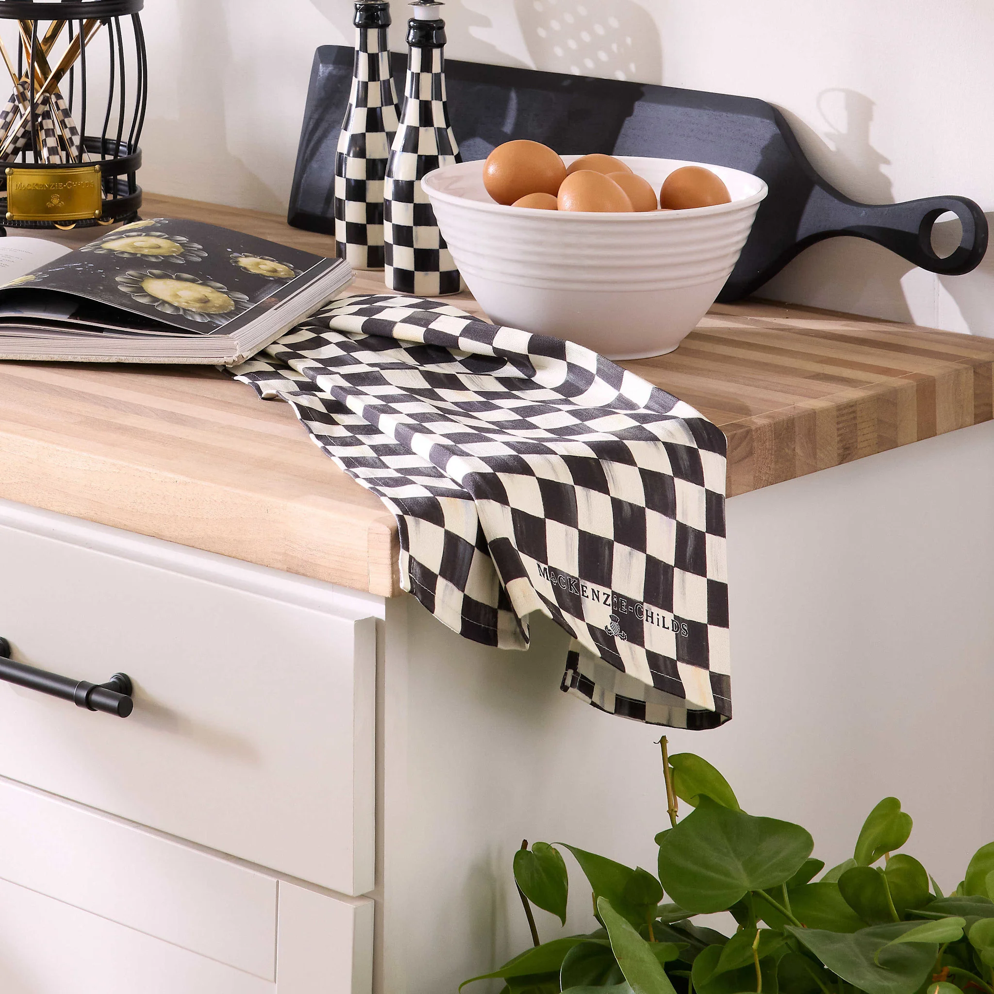 Courtly Check Dish Towel - Image 3