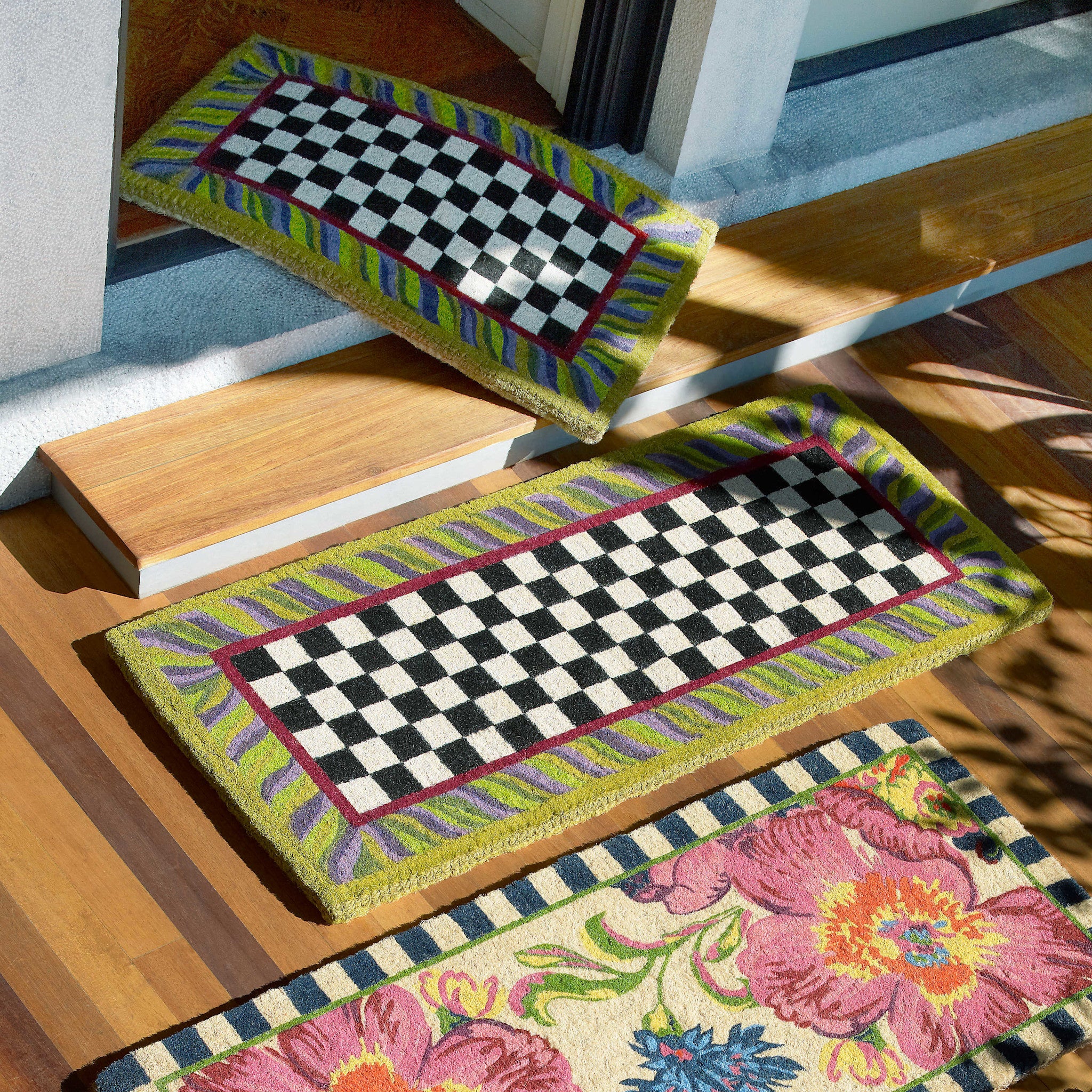 Courtly Check Double Door Entrance Mat - Image 2