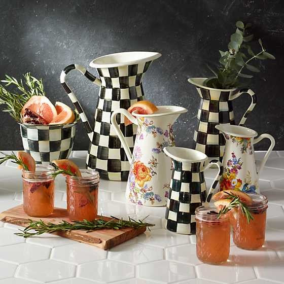 Courtly Check Enamel Practical Pitcher - Medium - Image 2