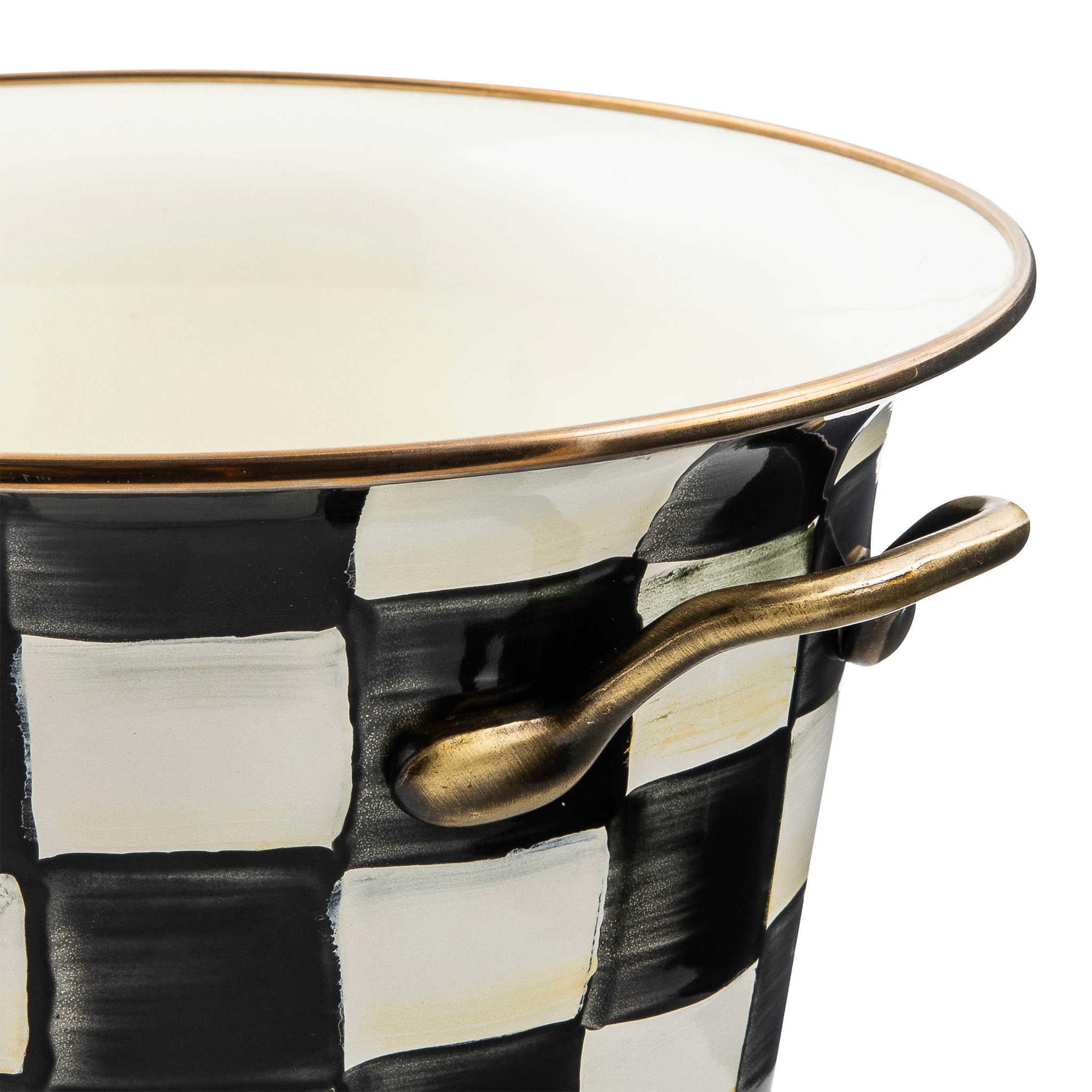 Courtly Check Enamel Wine Cooler - Image 2