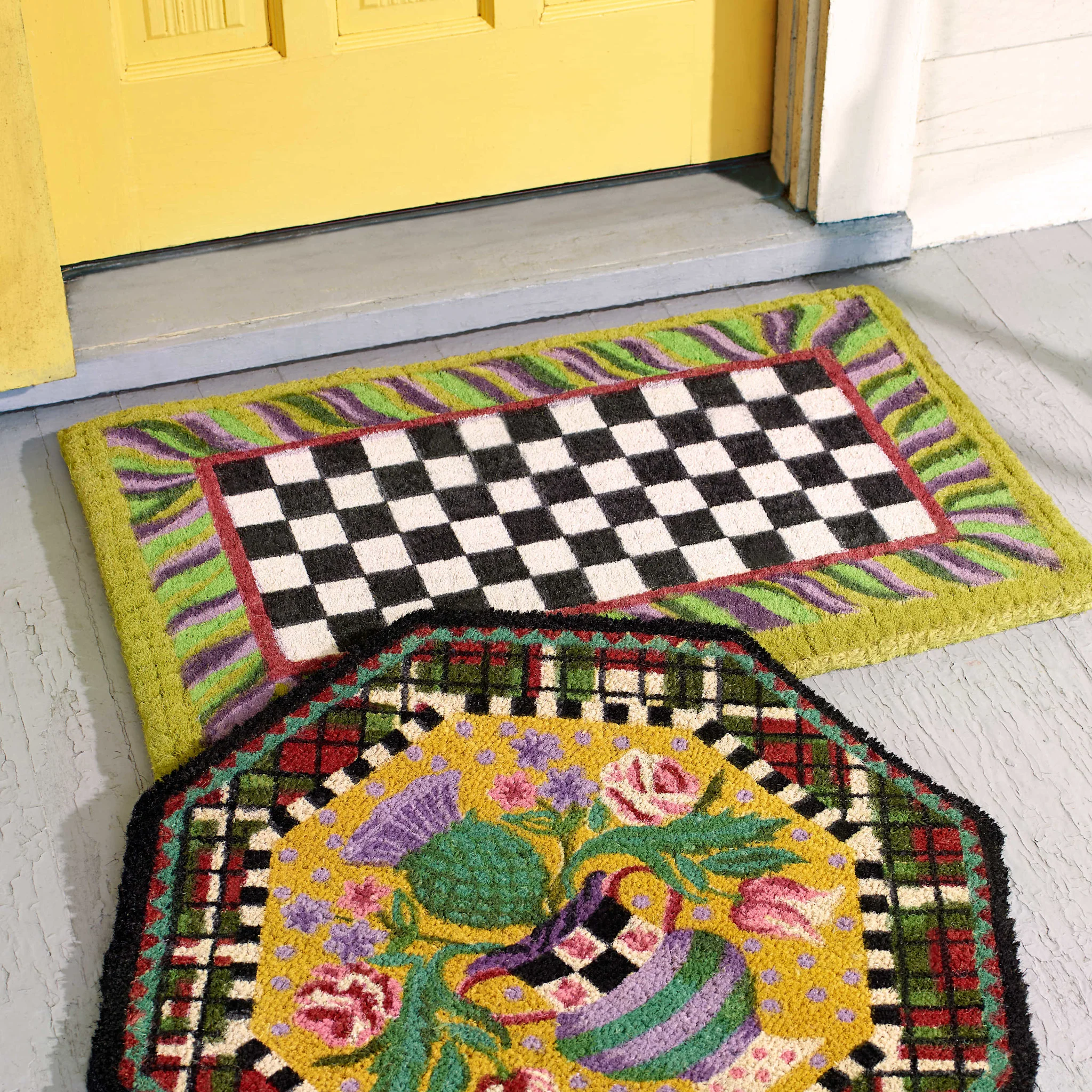 Courtly Check Entrance Mat - Image 2