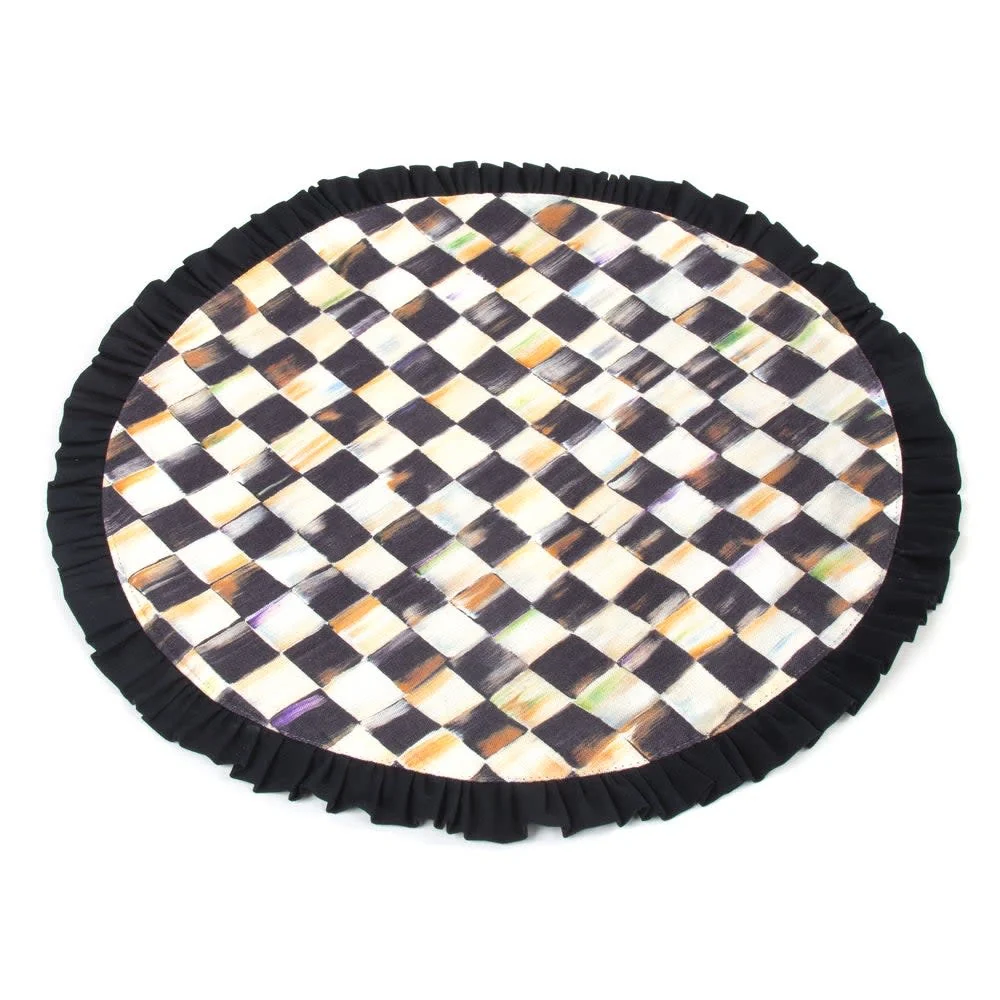 Courtly Check Round Placemat - Image 3