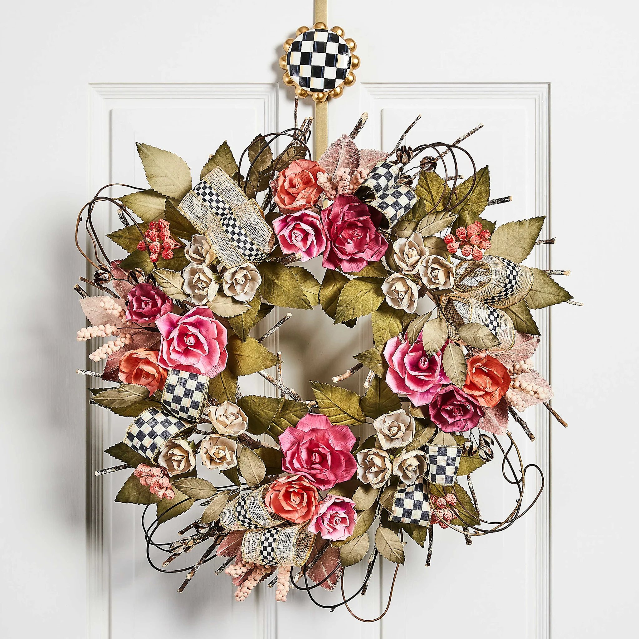 Courtly Check Wreath Hanger - Image 3