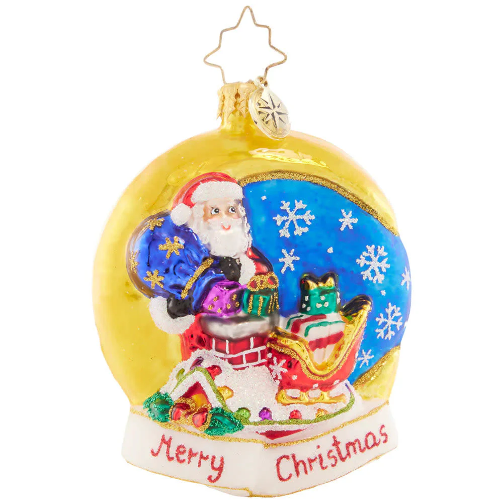 Crescent Moon Christmas Gem
