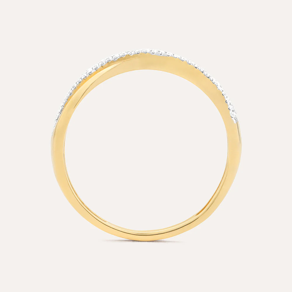 Crisscross Stackable Ring - Image 3