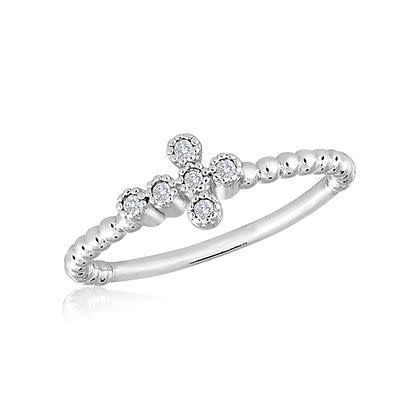 Cross Stack Ring - Image 2