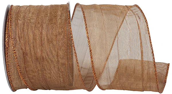 Crushed Mesh Elegance Wired Edge Ribbon - Image 7