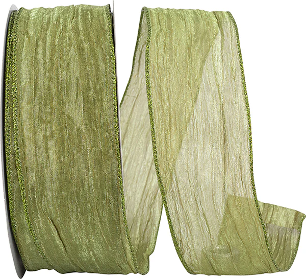 Crushed Mesh Elegance Wired Edge Ribbon - Image 8