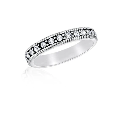 CZ Eternity Stack Ring