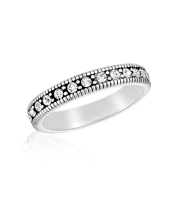 CZ Eternity Stack Ring - Image 2