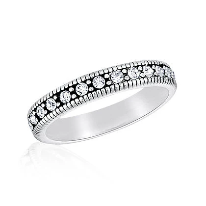 CZ Eternity Stack Ring - Image 5