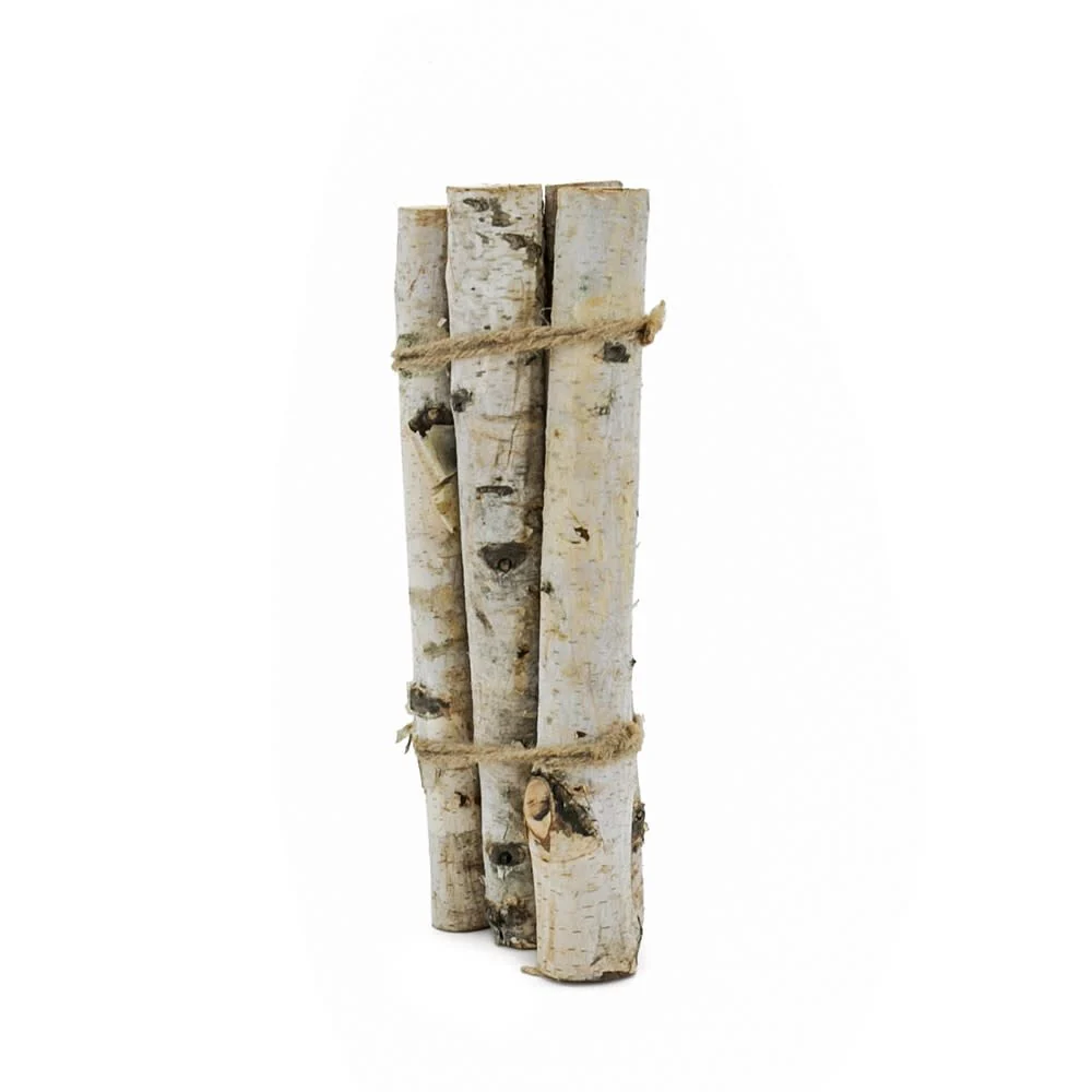 D1.6'' H11.8'' Birch Wood Vase Filler