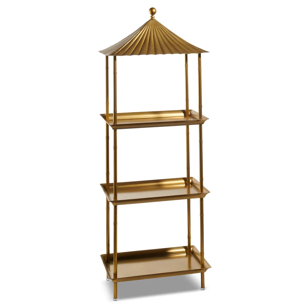 *DC* 60" Gold Pagoda Shelf