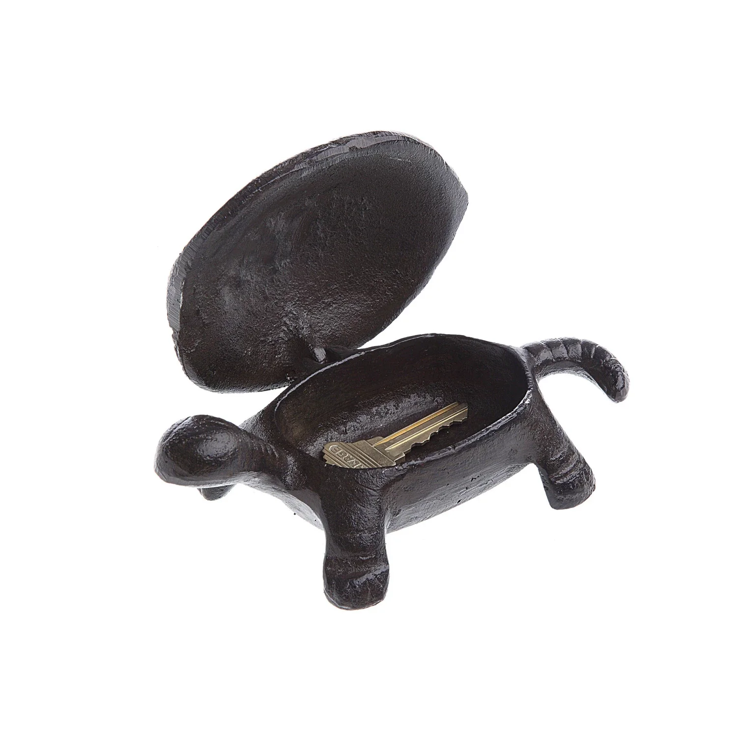 Decorative Cast Iron Turtle Key Box - Image 2