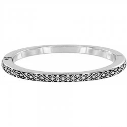 Diamond Hinged Bangle